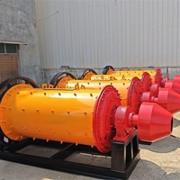Broyeur à boulets de haute qualité avec moteur AC, capacité 0,5-1,5 TPH, modèles 900x1200 et 900x1800, pour le broyage de minerai d'or, d'argent, de cuivre et de pierre