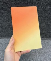 FONLYU Films de protection arrière dégradés 190*120mm semi-transparents pour téléphones, autocollants décoratifs pour machine de découpe illimitée