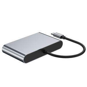 Multi-Port4-in-1 Type-C HUB Bộ chuyển đổi USB C USB3.0 + 100Mpbs Ethernet + HDTV 4K30hz + PD 100W Bộ chuyển đổi Dock USB C HUB - Product Image 5