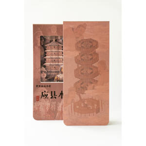 สมุดโน้ตแกะสลัก 3 มิติ วัดหยิงเซี่ยน วัดไม้สูงที่สุดในโลก - ของที่ระลึกการเดินทางสุดสร้างสรรค์ ของขวัญสะสมสุดหรู - Product Image 6