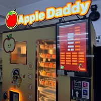 Máquina Expendedora de Zumo de Manzana Fresco con Esterilización por Ozono, 100% Puro, Sin Aditivos, Bebida Saludable, Quiosco de Bebidas, Estación de Jugos de Grado Alimenticio