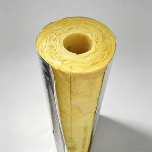 <strong>Thermal</strong> and Acoustic Aluminum Foil Glass <strong>Wool</strong> Pipe Insulation for Commercial HVAC Application - Product Image 2