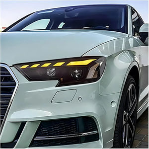 Ensemble de phares <span class=keywords><strong>LED</strong></span> améliorés pour Audi A3 2013-2019 RS5 Style DRL Lentille de projecteur de clignotant séquentiel Plug and Play - Product Image 5