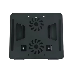 Soporte Ajustable para Portátil de Metal, Soporte de Enfriamiento para Portátil con Rotación de 360 Grados, Soporte Elevador Plegable para Portátil con Ventiladores Dobles - Product Image 5