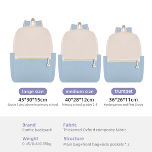 Custom Logo OEM Student School <b>Backpack</b> Factory Direct <b>Simple</b> Solid Color with Waterproof Zipper Closure for Promotion Gift - Product Image 5