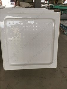 Base de douche carrée blanche, en Fiber de verre, Portable, pour <span class=keywords><strong>la</strong></span> douche <span class=keywords><strong>Tra</strong></span>, de couleur blanche - Product Image 3