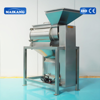 Multifunctionele fruitontpitter en -pulpmachine, roestvrijstalen separatie-apparatuur voor steenvruchten, abrikozen en perziken