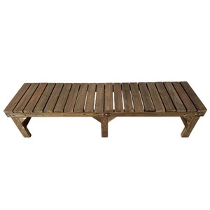 The Best Selling Outdoor Park Long Bench Suppliers Fir Wood Farmhouse Long Bench