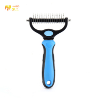 Peigne démêlant sûr pour chien et brosse pour chat pour poils mat brosse de toilettage pour animaux de compagnie la plus facile à entretenir le pelage de l'animal