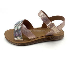 Las mejores ventas OEM logotipo personalizado antideslizante suela plana sandalias de las mujeres zapatos planos sandalias para el verano - Product Image 2