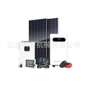 Sistema de Energía Solar, Silicio Monocristalino, Controlador MPPT, Batería de Iones de Litio, Solución de Energía Fuera de la Red para Uso Doméstico - Product Image 1