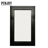 Ventanas Abatibles de Aluminio de Lujo Modernas Penjoy Premium con Aplicación Exterior y Resistencia a la Presión del Viento