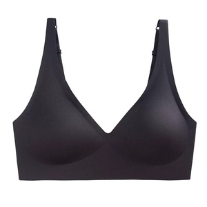 Sujetador sin costuras con textura de gelatina para mujer, bralette de realce sin aros de inspiración francesa, alisado lateral para moldear la espalda - Product Image 3
