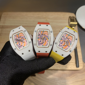 Nuevo Reloj Mecánico de Moda para Mujer 2026, Diseño Artístico con Esfera de Cerámica Blanca 0701, Automático, Casual, Resistente al Agua - Product Image 1