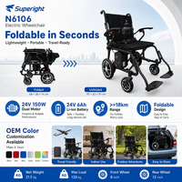 Superight N6106 Déambulateur Électrique Léger en Fibre de Carbone pour Personnes Âgées, Chariot de Courses et Fauteuil Roulant pour Handicapés 5