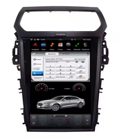 Radio Tesla con Pantalla Vertical de 12.1 Pulgadas, Reproductor de DVD Android para Automóvil, para Ford Explorer 2013 2014 2015 2016, Navegación GPS para Automóvil, Video para Automóvil