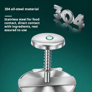 Máquina prensadora de hamburguesas de ternera con molde a presión para hacer empanadas de ternera, pastel, bola de arroz, herramienta para carne y aves - Product Image 2