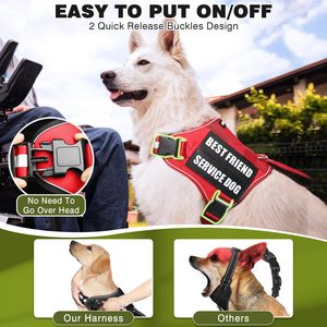 Diseño <span class=keywords><strong>de</strong></span> malla reflectante ligero Servicio <span class=keywords><strong>de</strong></span> <span class=keywords><strong>apoyo</strong></span> <span class=keywords><strong>emocional</strong></span> ajustable Arnés <span class=keywords><strong>de</strong></span> chaleco <span class=keywords><strong>para</strong></span> perros <span class=keywords><strong>para</strong></span> entrenar caminar - Product Image 5