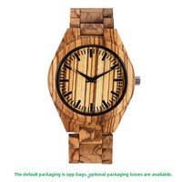 Style forêt luxe cadran en bois montre-bracelet décontracté ODM citoyen mouvement à quartz boîtier en acier avec cadran en bois choix de cadeau populaire