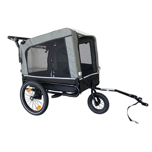 Remorque de vélo 2 en 1 pour chien et bébé, haute qualité, meilleure poussette pour animaux de compagnie, chariot de transport pour animaux - Product Image 3