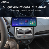 Aijia Meilleure Vente pour Chevrolet Cobalt 2016-2017 Gris UV 12,3 pouces LHD RHD Écran Tactile Large Android pour Voiture avec Faisceau de Câblage Garage