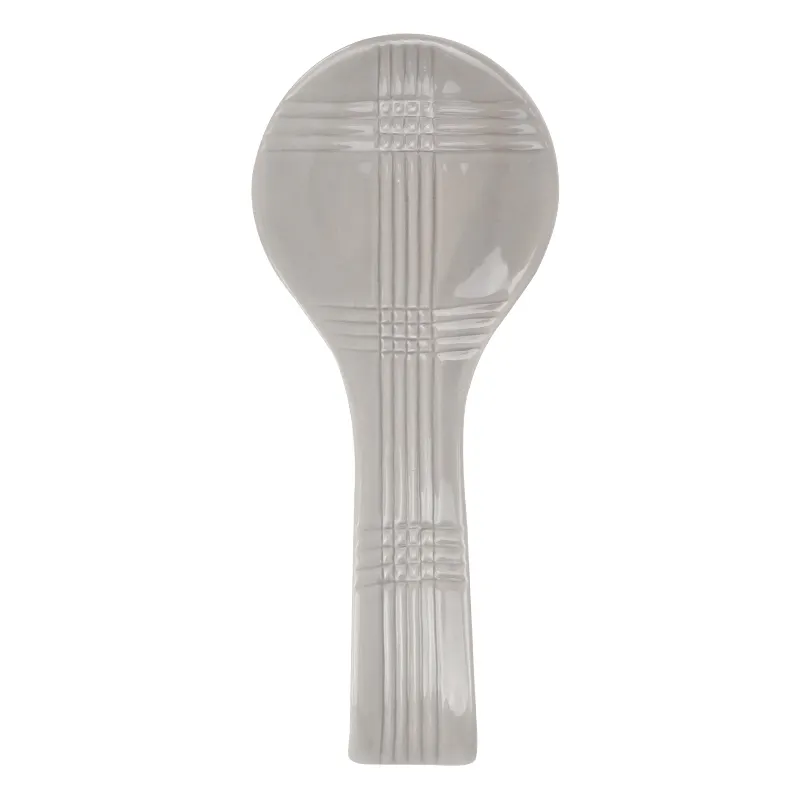Redeco porta cucchiaio in ceramica di alta qualità superficie smaltata poggia cucchiaio in ceramica antigraffio per accessori da bancone della cucina