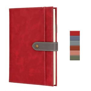สมุดบันทึกธุรกิจสไตล์ A5 ปรับแต่งได้ ดีไซน์หนัง PU พร้อมตัวล็อค คุณภาพสูง สำหรับอ่านหนังสือ บันทึกการเดินทาง ทำด้วยมือ สำหรับองค์กร - Product Image 1