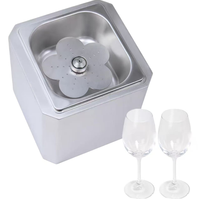 Refroidisseur de gobelets à glace de qualité commerciale, machine à refroidissement rapide en acier inoxydable