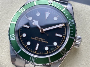 Reloj Mecánico de Lujo, Super Calidad, Resistente al Agua, 41mm, Fábrica GR, Acero 316L, Movimiento ETA 2824, Bisel Negro, Estilo Vintage - Product Image 3