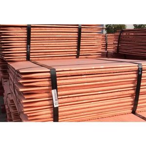 <b>Copper</b> Cathode Scrap 500mm 99.97% Cu Min Welding & Cutting Service Available Wholesale <b>Copper</b> Bar 125kg/piece - Product Image 6