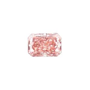 1.69-3.12ct diamante cultivado em laboratório, corte radiante, VS2, EX, VG, IGI SH, rosa claro extravagante, rosa extravagante