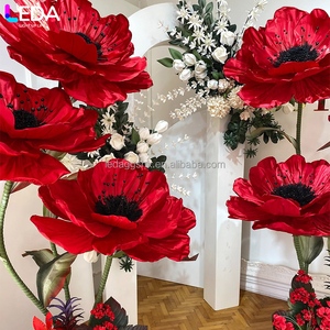 LEDA Wedding Birthday Decor New Arrival Customized Classic Model White Hanging Flower Acrylic <b>Backdrop</b> - Product Image 4