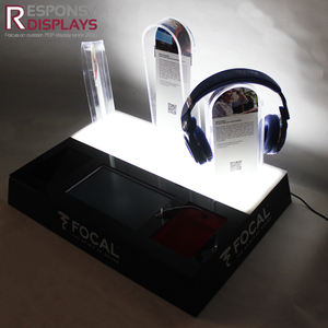 High Quality Design <b>Headphones</b> Headset Holder Display <b>Stand</b> Rack for Retail Store - Product Image 4