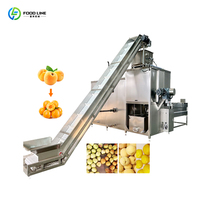 Machine à peler à la vapeur entièrement automatique pour patates douces, tomates et pommes de terre