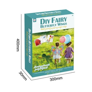 Accessoires de costume et fournitures de fête en gros, ailes de fée papillon colorées faites à la main, kit d'artisanat OEM pour enfants, costumes pour filles - Product Image 6