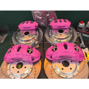 Kit d'étriers de frein en alliage d'aluminium de haute qualité pour <span class=keywords><strong>Brembo</strong></span> 19Z 6p avant 4p arrière avec disques ventilés en acier pour Toyota Highlander - Product Image 4