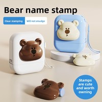 Sceau en plastique mignon en gros avec nom et signature gravés sur mesure et cordon – Vente en gros pour infirmières ou usage privé