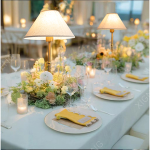 Retro in metallo Base paralume lampada da tavolo luce lampada da tavolo di lusso decorazione per la casa postmoderna minimalista Touch lampada da tavolo - Product Image 3