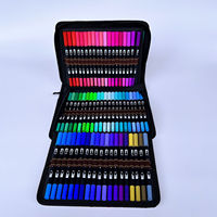 Chine bon 120 couleurs aquarelle Double meilleur feutre noir double pointe pinceau coloriage peinture dessin Permanent croquis marqueur stylo ensemble