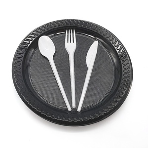 Hot-selling 165mm Disposable Plastic Knifes Forks Spoons Cutlery