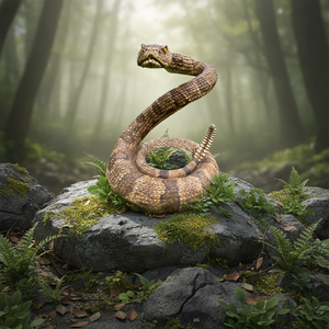 Statua di serpente a sonagli cinese fatta a mano che simula il modello di rettile di pitone selvatico per la decorazione della casa o il regalo di natale - Product Image 5