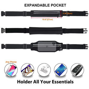 Sac banane <span class=keywords><strong>de</strong></span> course invisible et étanche personnalisé avec fermeture éclair pour la gym, le <span class=keywords><strong>sport</strong></span> et les activités <span class=keywords><strong>de</strong></span> plein air, élastique - Product Image 1