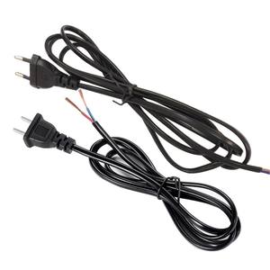 <strong>220V</strong> Ac <strong>Cable</strong> European Plug 2 Pins <strong>Rubber</strong> Extension 220 Volts Power Cord - Product Image 5