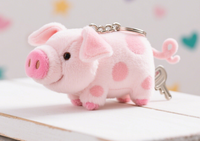 Vente directe d'usine, porte-clés en peluche personnalisé, design de dessin animé 3D doux, écologique, portable, durable, best-seller