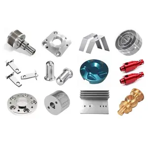 Piezas de metal de fresado CNC de alta precisión, piezas de acero y aluminio, servicios de mecanizado CNC de precisión OEM