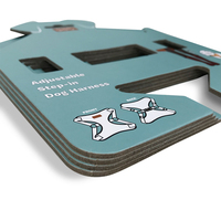 Colliers pour chiens et chats personnalisés en gros avec logo mat, emballage en carton, cartes d'emballage avec trou de suspension pour harnais de chien