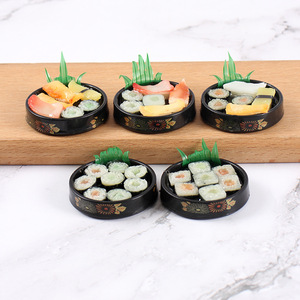 Imitatie Sushi Plaat Speelgoed Pvc Plastic Bedels Miniatuur Japanse Lunch Poppenhuis Handgemaakt Diy Junk Telefoon Case Food Play Set 60 - Product Image 3