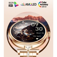 Nuevo Reloj Inteligente de Moda para Mujer AK73, Monitor de Ritmo Cardíaco, Sueño y Presión Arterial, Llamadas por Bluetooth, Múltiples Modos Deportivos