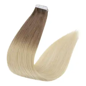 Extensions de cheveux indiennes 100% Remy de qualité supérieure 12A avec ruban adhésif résistant et double trame machine - Product Image 1