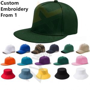 Gorras de Béisbol de 6 Paneles con Estampado Dorado y Bordado Artesanal, Gorras Planas con Cierre a Presión Estilo Hip-Hop - Product Image 1